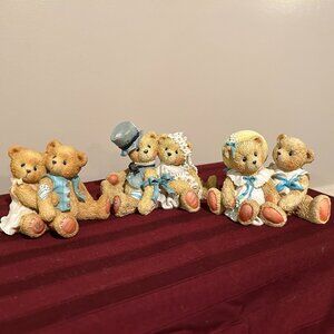 Lot of 3 Couple Cherished Teddies